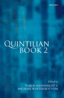 Image for Quintilian Institutio Oratoria Book 2