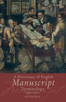 Image for A dictionary of English manuscript terminology  : 1450 to 2000