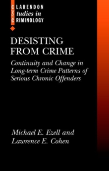 Image for Desisting from Crime