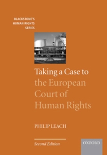 Image for Taking a Case to the European Court of Human Rights