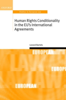 Image for Human rights conditionality in the EU's international agreements