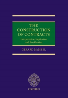 Image for The Construction of Contracts