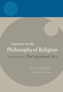 Hegel: Lectures on the Philosophy of Religion