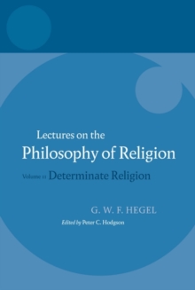 Hegel: Lectures on the Philosophy of Religion
