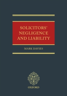 Image for Solicitors' negligence and liability