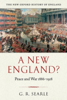 Image for A new England?  : peace and war, 1886-1918