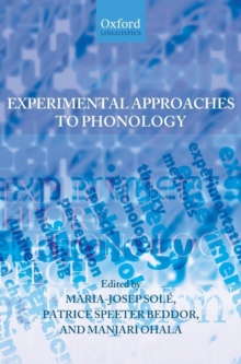 Image for Experimental Approaches to Phonology