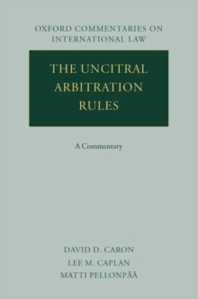 Image for The UNCITRAL Arbitration Rules