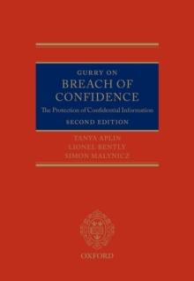 Gurry on Breach of Confidence