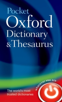 Image for Pocket Oxford dictionary and thesaurus