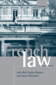 Image for Principles of French Law
