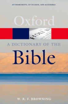 Image for A dictionary of the Bible
