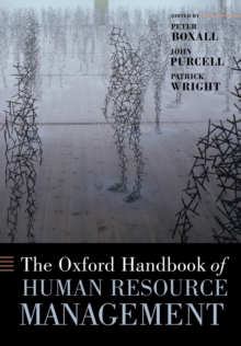 Image for The Oxford handbook of human resource management