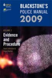 Image for Blackstone's police manualVol. 2: Evidence and procedure 2009