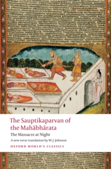 Image for The Sauptikaparvan of the Mahabharata  : the massacre at night