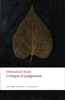 Image for Critique of judgement