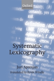 Systematic Lexicography