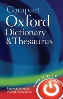 Image for Compact Oxford dictionary and thesaurus