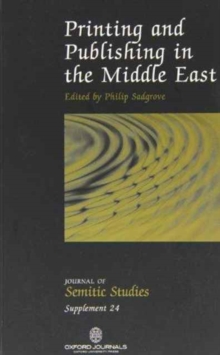 Printing and Publishing in the Middle East