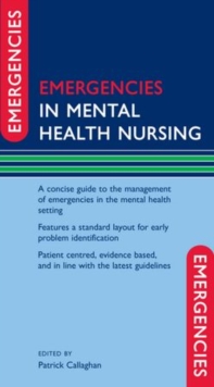 Image for Emergencies in mental health nursing