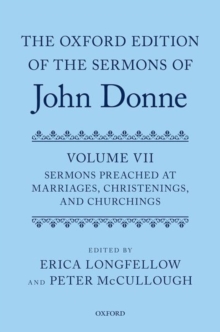 Oxford Edition of the Sermons of John Donne, Volume VII