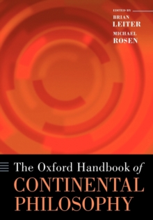 Image for The Oxford Handbook of Continental Philosophy
