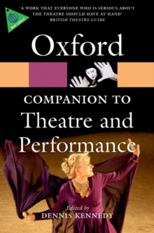 Image for The Oxford companion to theatre and performance
