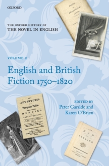 Image for The Oxford History of the Novel in English