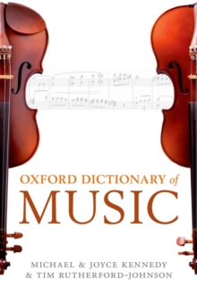 Image for Oxford Dictionary of Music