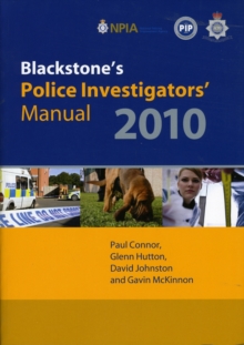 Image for Blackstone's police investigators' manual 2010