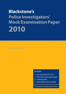 Image for Blackstone's police investigators' mock examination paper 2010