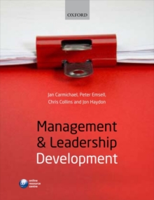 Image for Leadership and management development