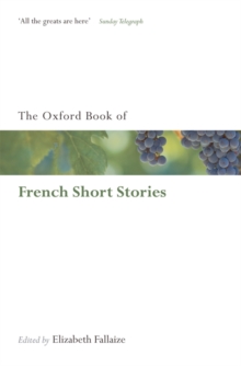 Image for The Oxford Book of French Short Stories