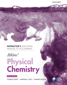 Image for Instructor's solutions manual to accompany Atkins' Physical Chemistry 9/e