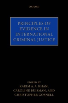 Image for Principles of evidence in international criminal justice