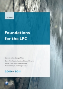 Image for Foundations for the LPC