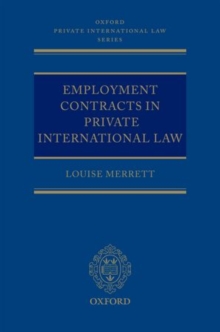 Image for Employment Contracts in Private International Law