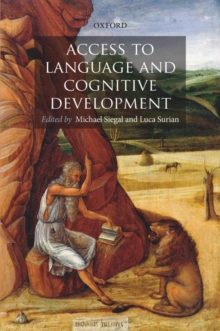 Image for Access to Language and Cognitive Development
