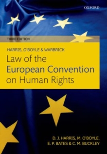 Image for Harris, O'Boyle, and Warbrick Law of the European Convention on Human Rights