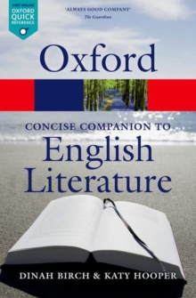 Image for The concise Oxford companion to English literature