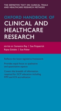 Image for Oxford handbook of clinical and healthcare research