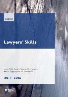 Image for Lawyers' Skills 2011-12