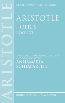 Image for Aristotle: Topics Book VI