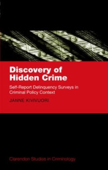 Image for Discovery of Hidden Crime