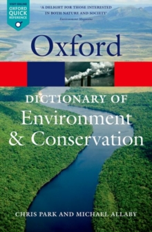 Image for A dictionary of environment and conservation