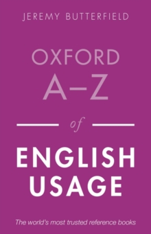 Image for Oxford A-Z of English usage