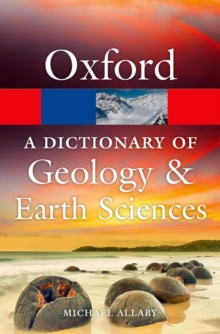 Image for A dictionary of geology and Earth sciences