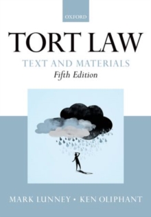 Image for Tort Law: Text and Materials