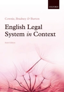 Image for English Legal System in Context 6e