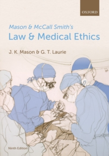 Image for Mason and McCall Smith's law and medical ethics